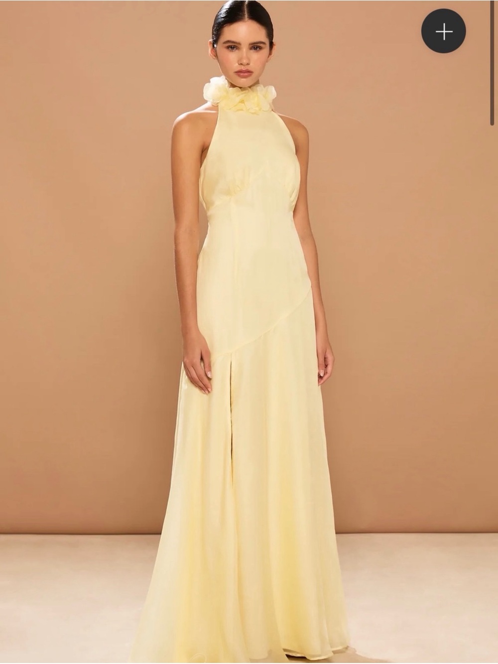 Sonya Moda Cream Prom Dress - Picture 2 of 8
